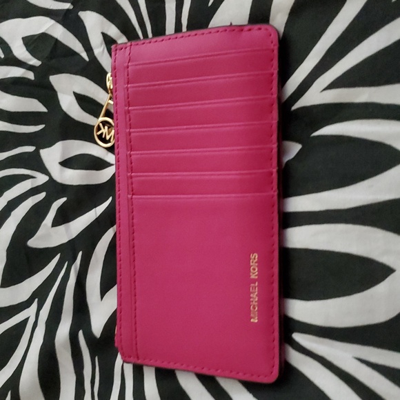 Michael Kors Pink Card Holder - Picture 1 of 8